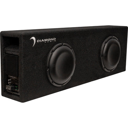 Diamond Audio 10" Dual Active Slot Vented Subwoofer Enclosure (2Ω) - DESMB10DA
