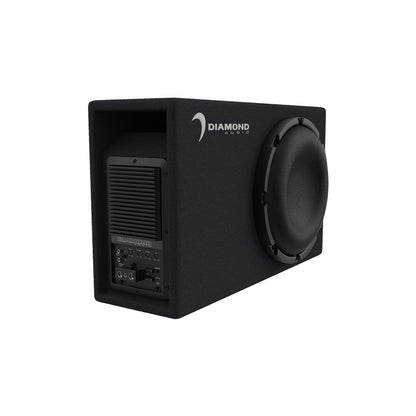 Diamond Audio 8" Slot Vented Active Subwoofer Enclosure (2Ω) - DESMB8A