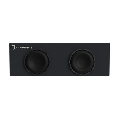 Diamond Audio 8" Dual Slot Vented Passive Subwoofer Enclosure (2Ω) - DESMB8D