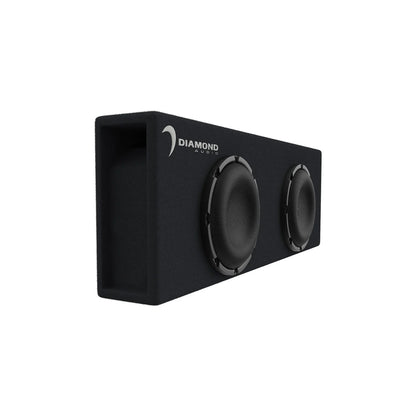 Diamond Audio 8" Dual Slot Vented Passive Subwoofer Enclosure (2Ω) - DESMB8D