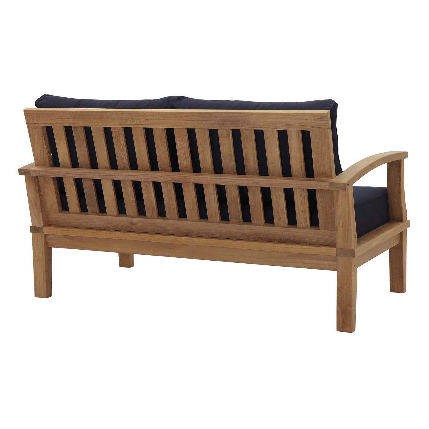 Modway Furniture Marina 5 Piece Outdoor Patio Teak Set by Modway – EEI-1472-NAT-GRY-SET