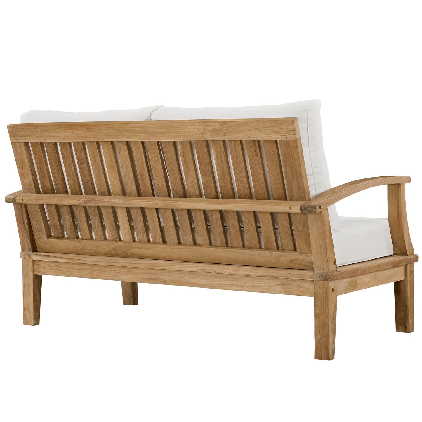 Modway Furniture Marina 5 Piece Outdoor Patio Teak Set by Modway – EEI-1472-NAT-GRY-SET