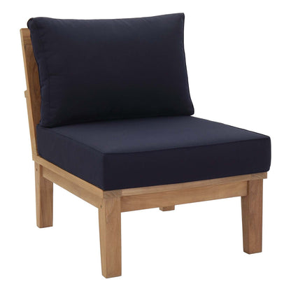 Modway Furniture Marina 8 Piece Outdoor Patio Teak Set by Modway – EEI-1479-NAT-GRY-SET