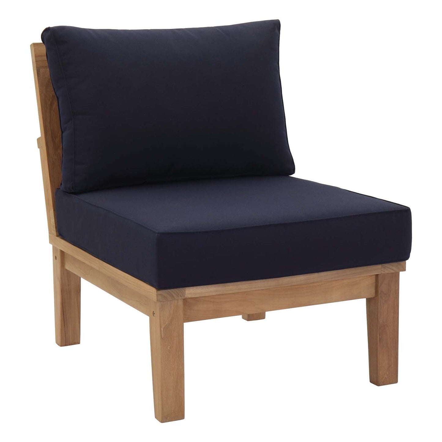 Modway Furniture Marina 10 Piece Outdoor Patio Teak Set by Modway - EEI-1489-NAT-GRY-SET