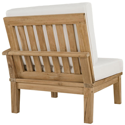 Modway Furniture Marina 4 Piece Outdoor Patio Teak Set by Modway – EEI-1818-NAT-GRY-SET