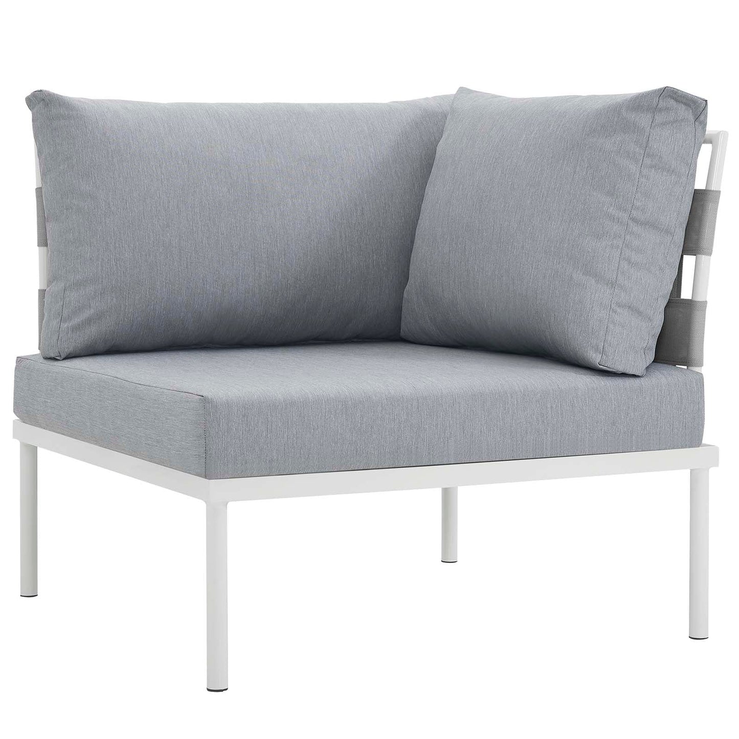 Modway Furniture Harmony 5  Piece Outdoor Patio Aluminum Sectional Sofa Set by Modway – EEI-2623