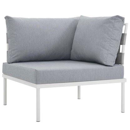 Modway Furniture Harmony 8 Piece Outdoor Patio Aluminum Sectional Sofa Set by Modway – EEI-2625