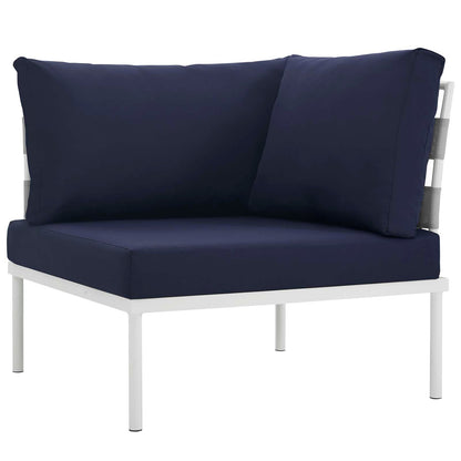 Modway Furniture Harmony 8 Piece Outdoor Patio Aluminum Sectional Sofa Set by Modway – EEI-2625