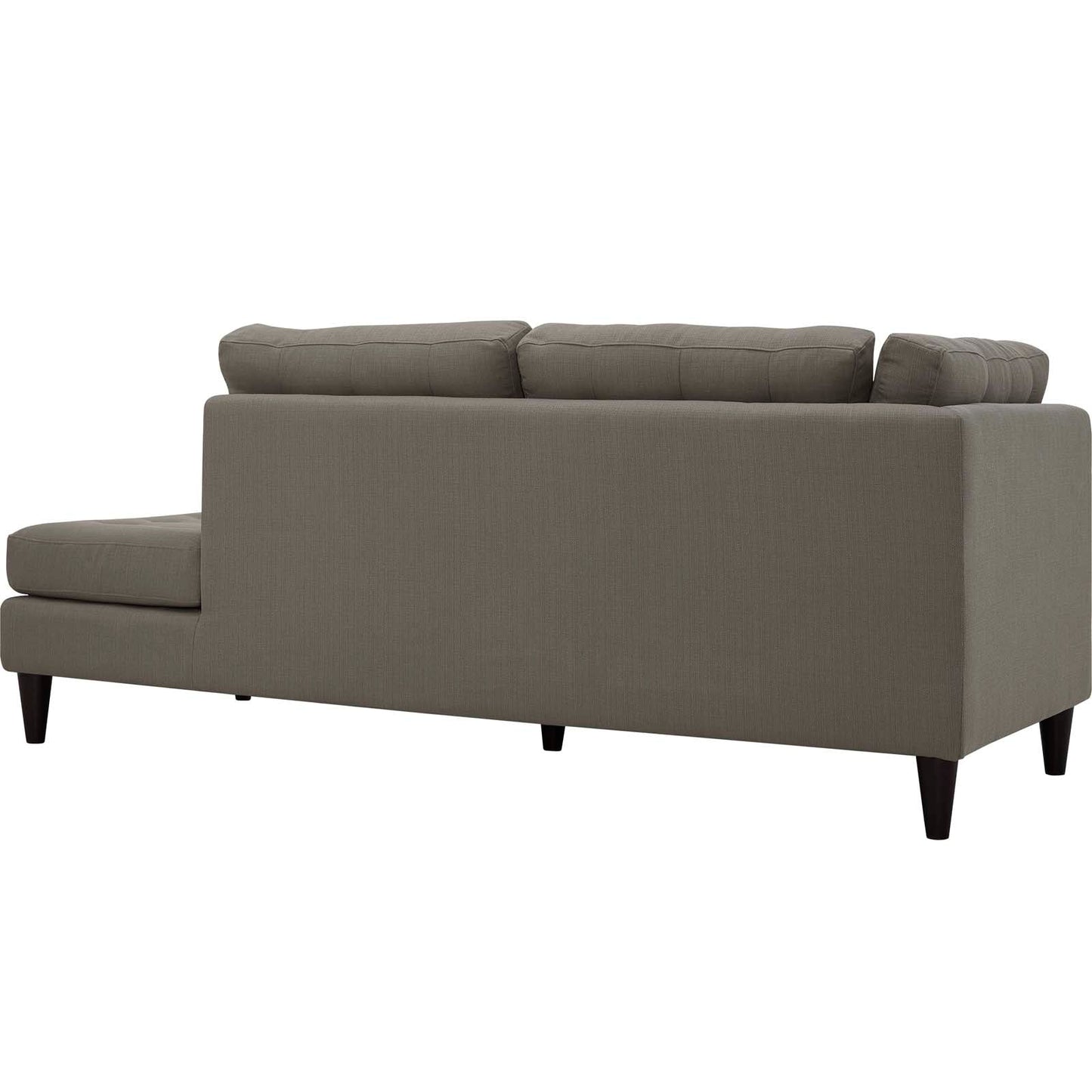 Modway furniture Empress 2 Piece Upholstered Fabric Right Facing Bumper Sectional - EEI-2797-AZU