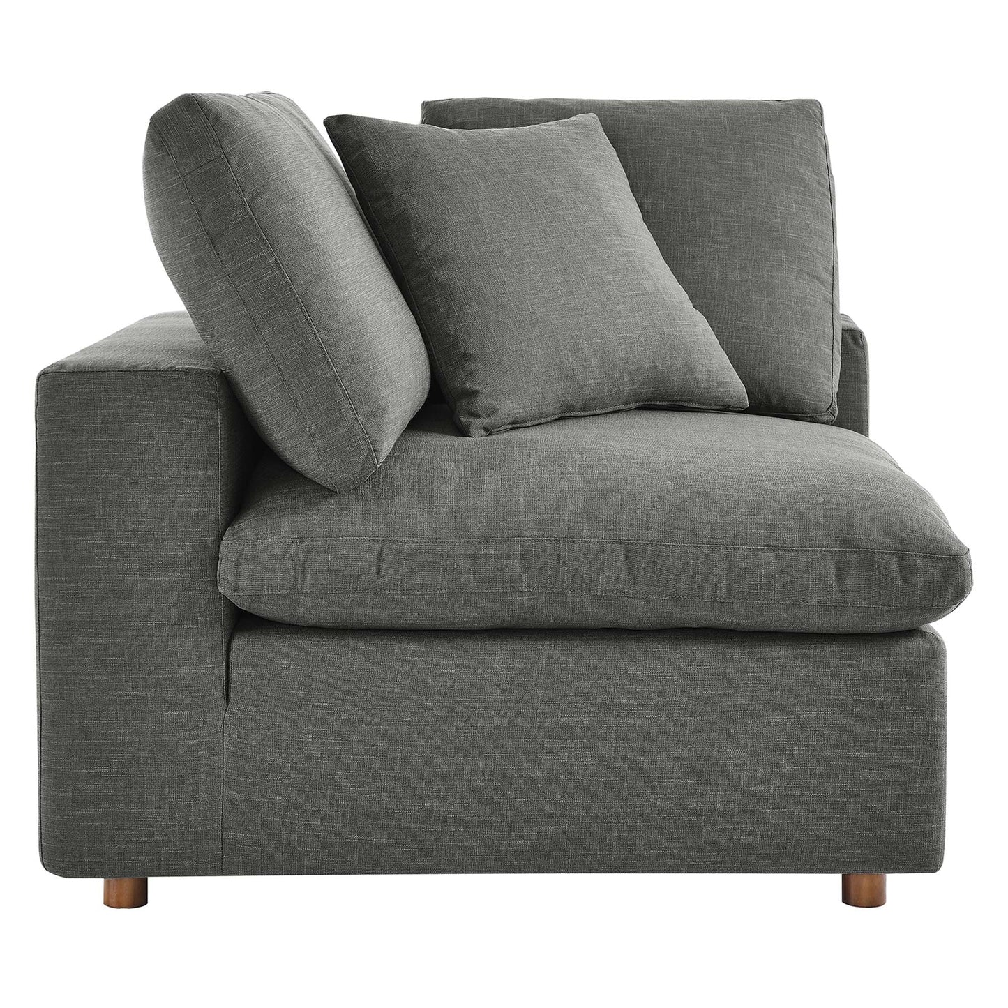Modway Furniture Commix 5 Piece Down Filled Overstuffed Sectional Sofa by Modway - EEI-3359-BLK