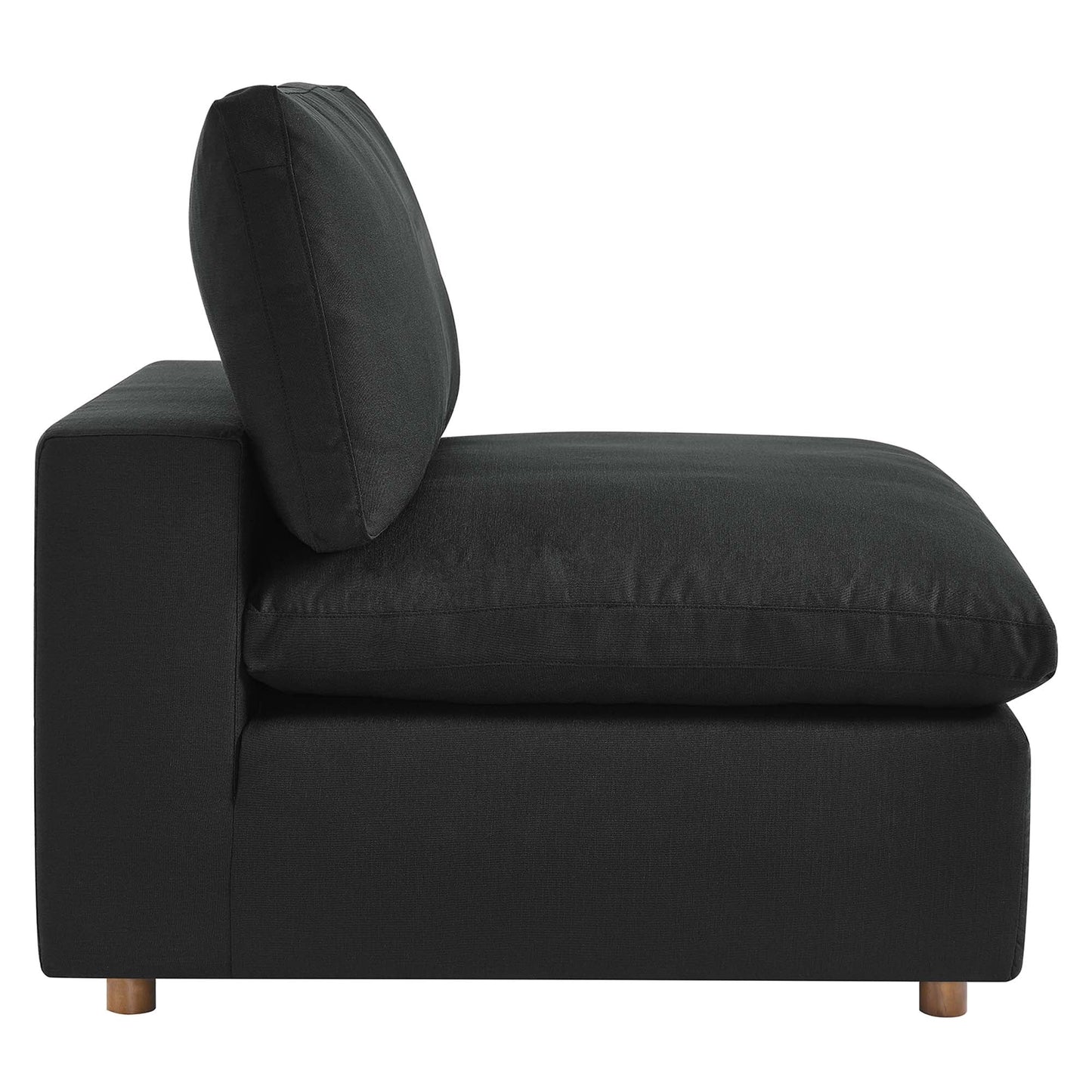 Modway Furniture Commix 8-Piece Down Filled Overstuffed Sectional Sofa by Modway - EEI-3363-BLK