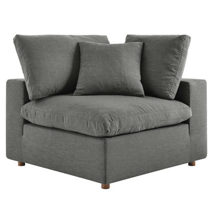 Modway Furniture Commix 7-Piece Down Filled Overstuffed Sectional Sofa by Modway - EEI-3364-BLK