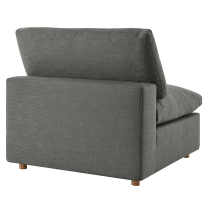 Modway Furniture Commix 7-Piece Down Filled Overstuffed Sectional Sofa by Modway - EEI-3364-BLK