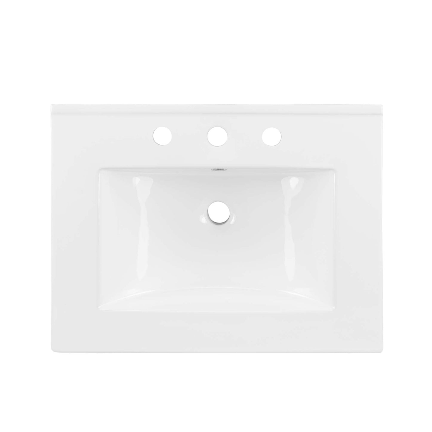 Modway furniture Steamforge Bathroom Vanity Basin Included - EEI-6413-WHI-BLK