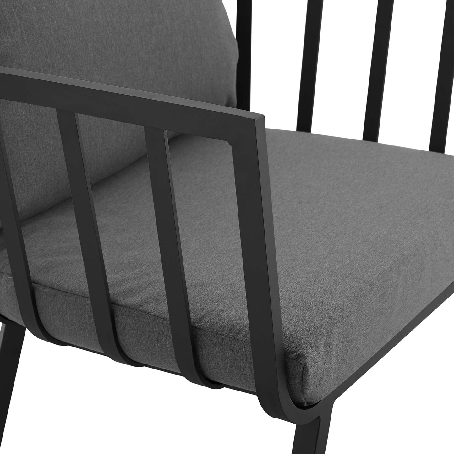 Modway Furniture Riverside 5 Piece Outdoor Patio Aluminum Set by Modway – EEI-3783-SLA-WHI