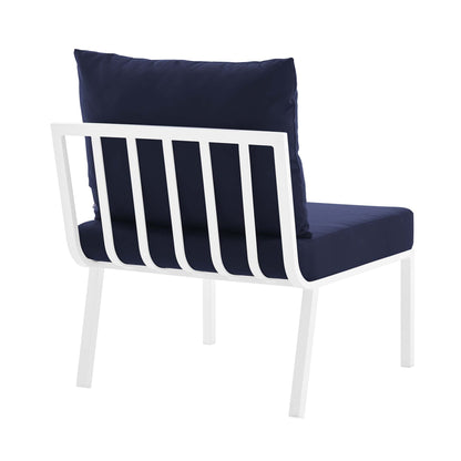Modway Furniture Riverside 5 Piece Outdoor Patio Aluminum Set by Modway – EEI-3783-SLA-WHI
