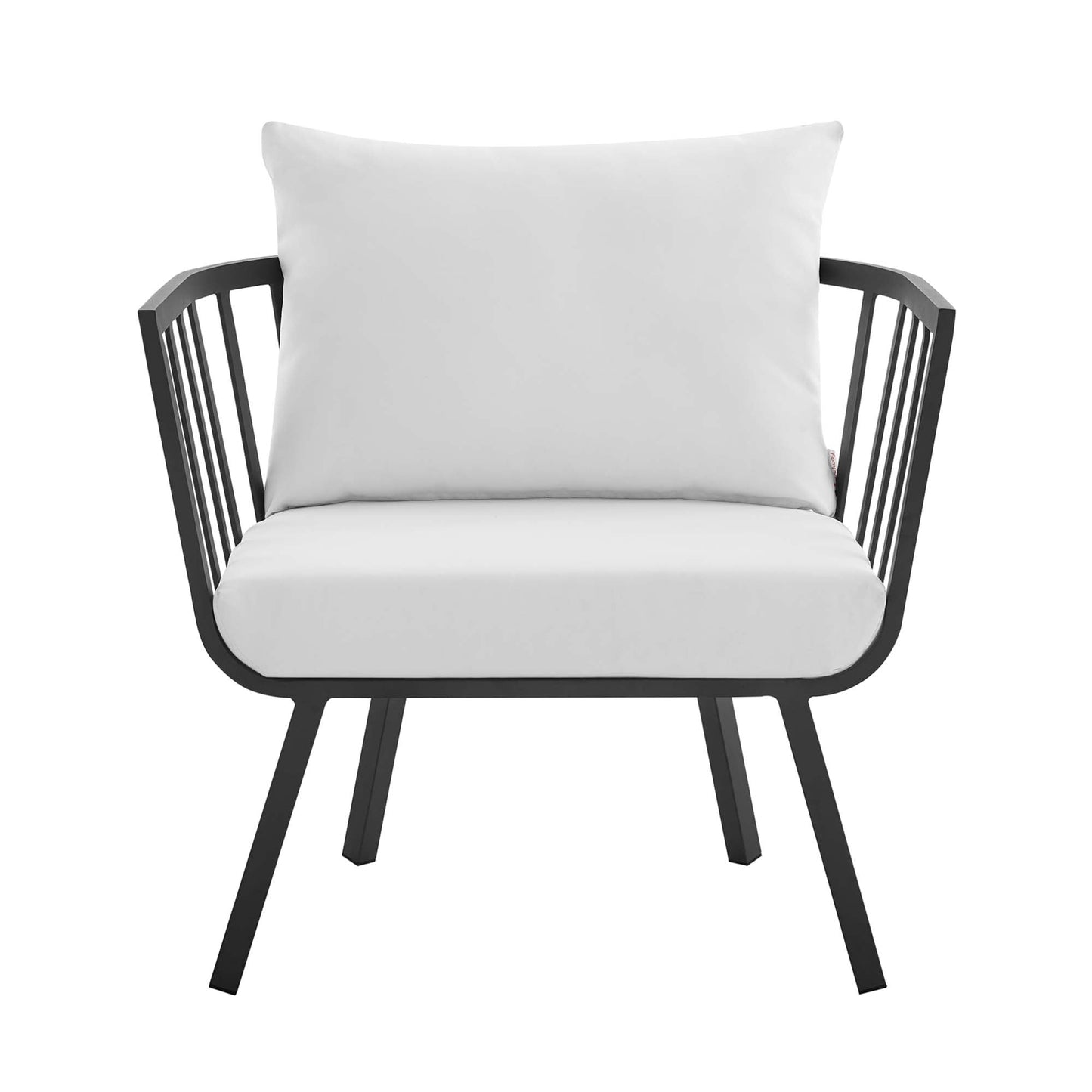 Modway Furniture Riverside 5 Piece Outdoor Patio Aluminum Set by Modway – EEI-3786-SLA-WHI