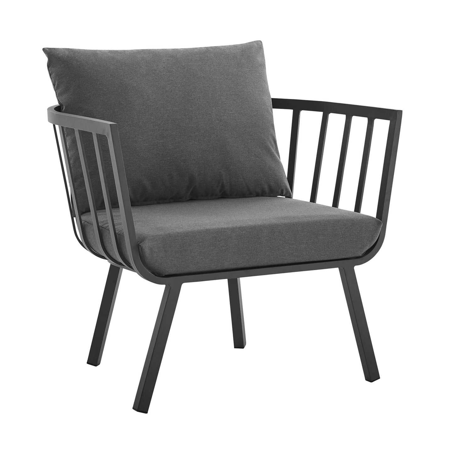 Modway Furniture Riverside 6 Piece Outdoor Patio Aluminum Set by Modway –EEI-3791-WHI-NAV