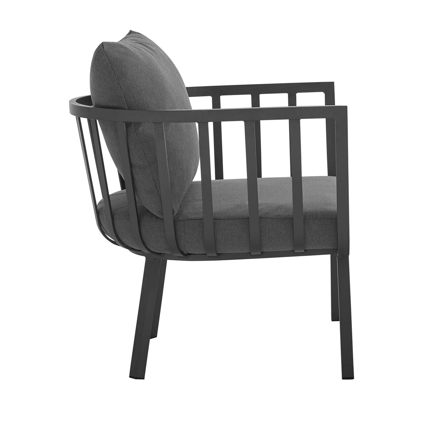 Modway Furniture Riverside 6 Piece Outdoor Patio Aluminum Set by Modway –EEI-3791-WHI-NAV