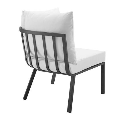 Modway Furniture Riverside 6 Piece Outdoor Patio Aluminum Set by Modway –EEI-3791-WHI-NAV