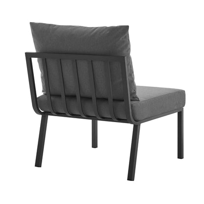 Modway Furniture Riverside 5 Piece Outdoor Patio Aluminum Set by Modway – EEI-3793-SLA-CHA