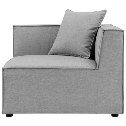 Modway Furniture Saybrook Outdoor Patio Upholstered 7-Piece Sectional Sofa by Modway - EEI-4387-GRY