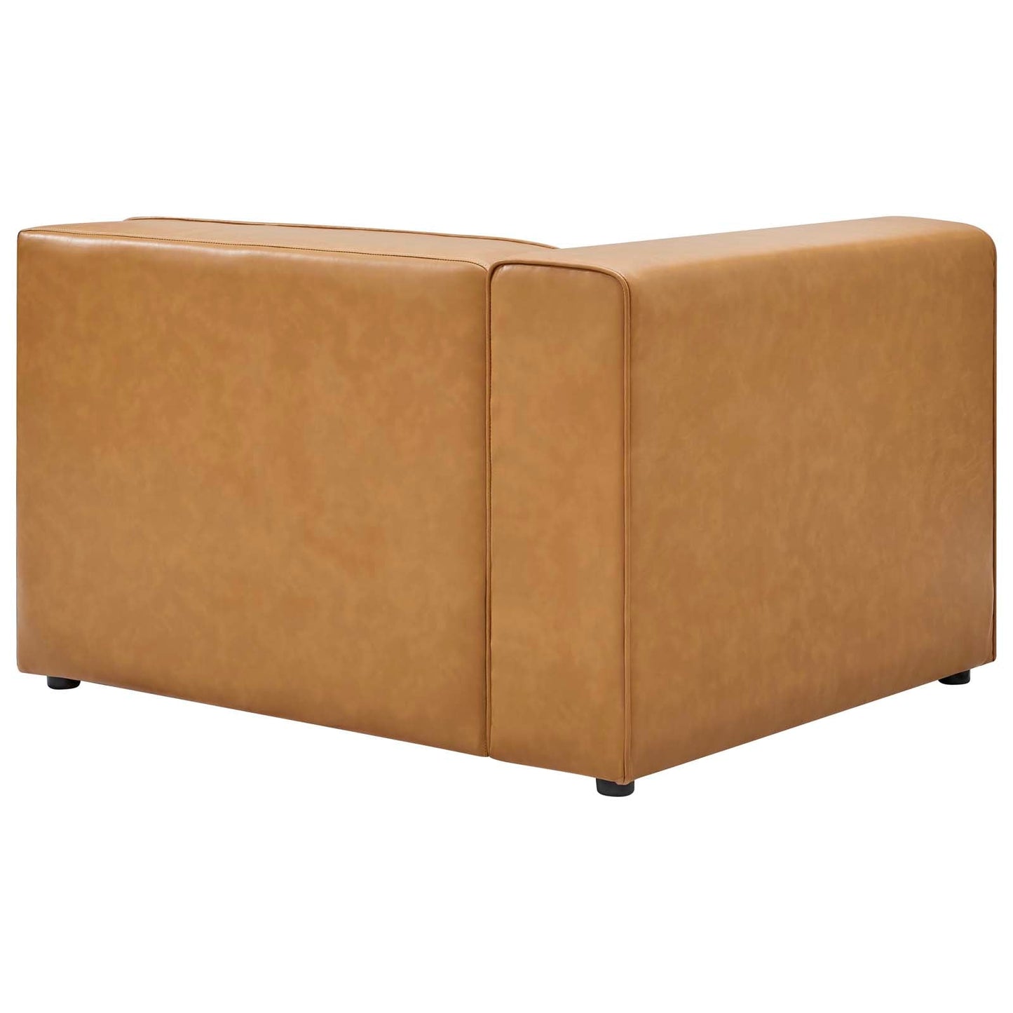 Modway furniture Mingle Vegan Leather Sectional Sofa - Stylish, Comfortable 3-Piece Design for Modern Living Spaces - EEI-4789-GRY