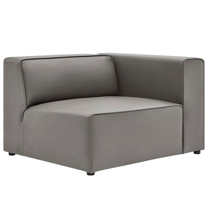 Modway furniture Mingle Vegan Leather Sofa and Ottoman Set - Stylish Modern Seating for Contemporary Living Spaces - EEI-4790-TAN