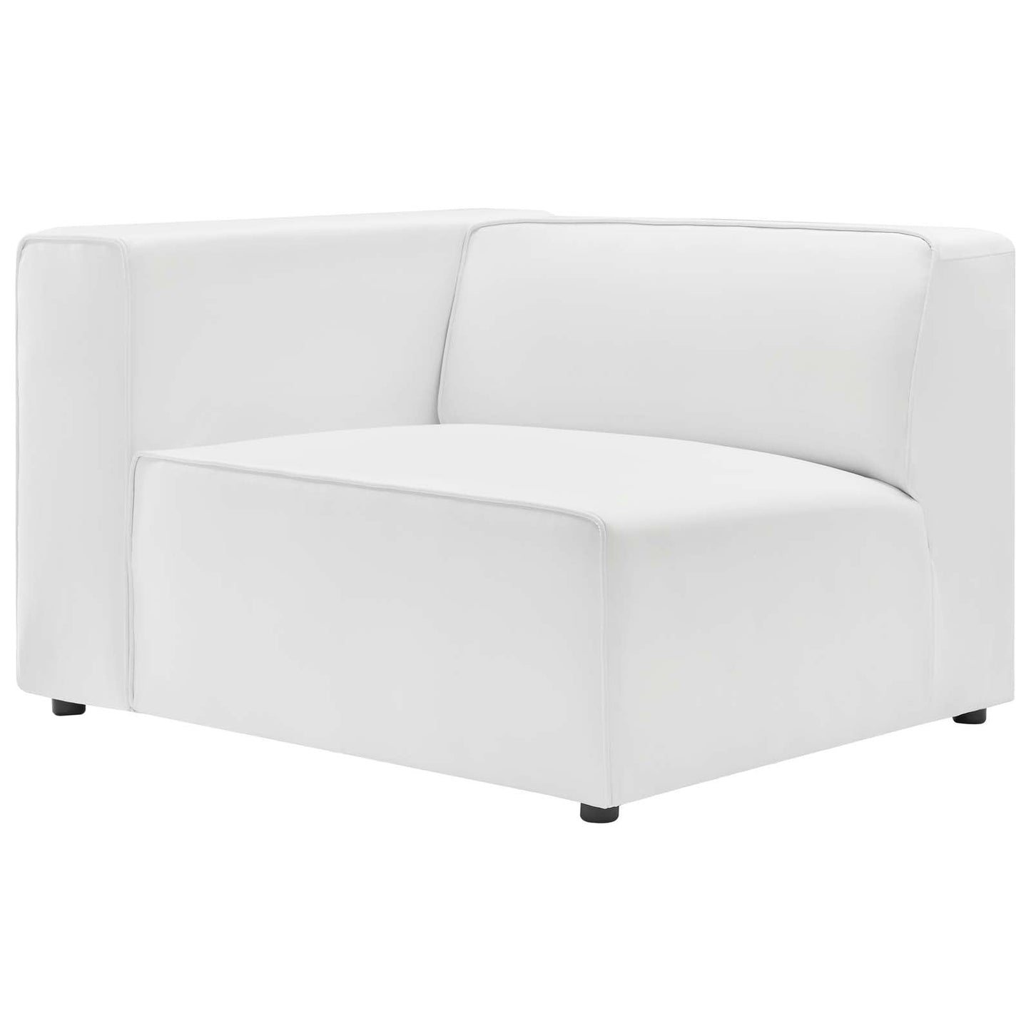 Modway furniture Mingle Vegan Leather Sofa and Ottoman Set - Stylish Modern Seating for Contemporary Living Spaces - EEI-4790-TAN