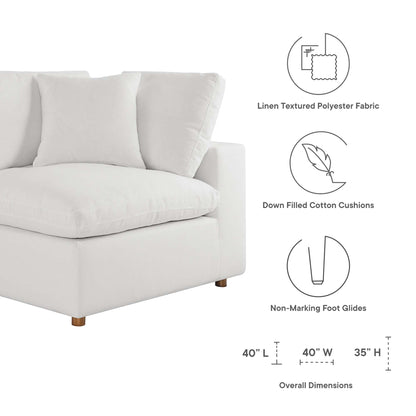 Modway Furniture Commix 6-Piece Down Filled Overstuffed Sectional Sofa by Modway – EEI-5761
