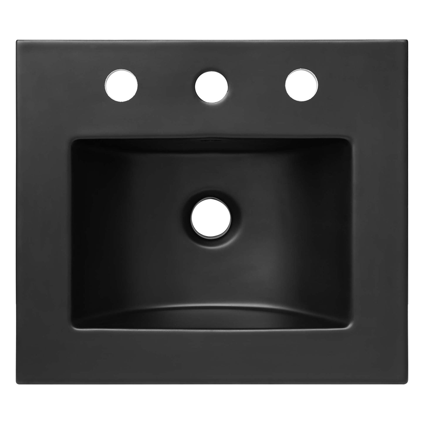 Modway furniture Soma Bathroom Vanity with White Basin Included - EEI-6711-OAK-WHI
