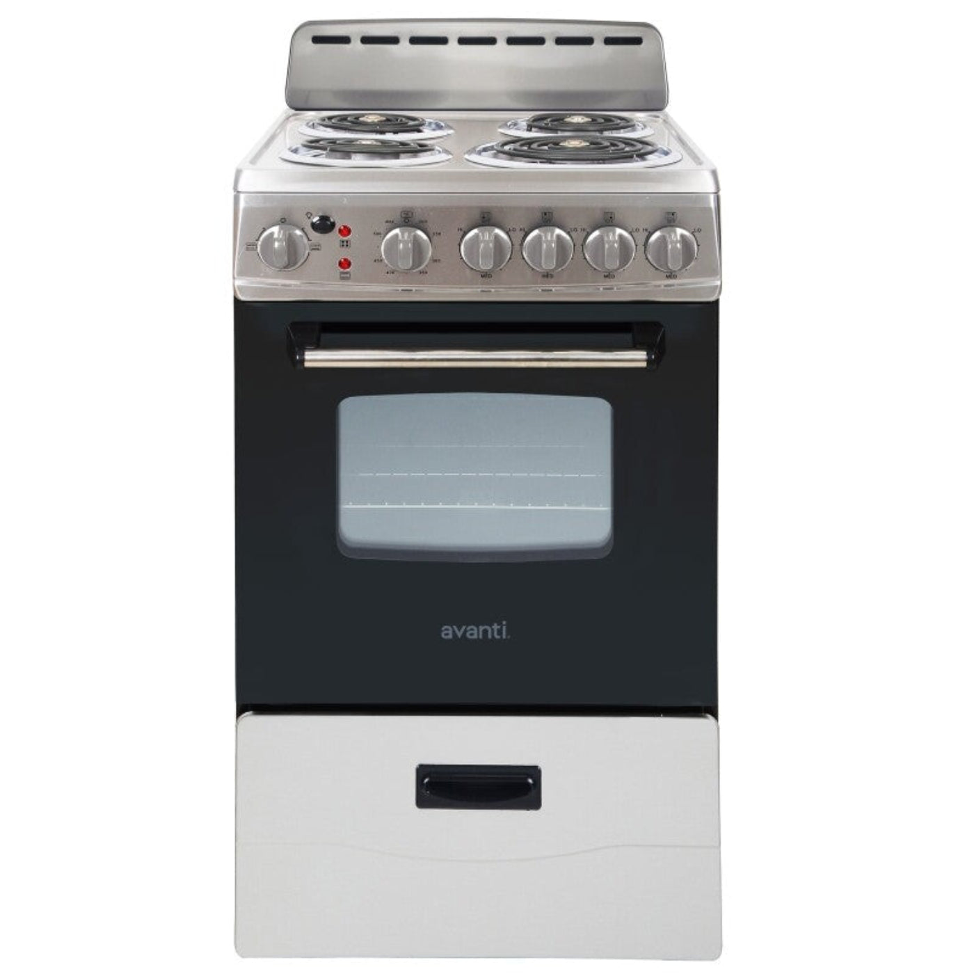 Avanti 20" Electric Range Oven with Framed Glass Door White - ERU200P0W