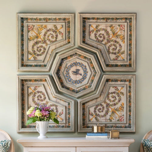 Park Hill Collection Southern Classic Flora Motif Pattern Tiles - EWA26008