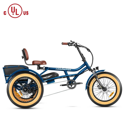 Addmotor 750W 48V Arisetan II M-360 Trike Electric Bike - EB-ADD-AT2-GRN