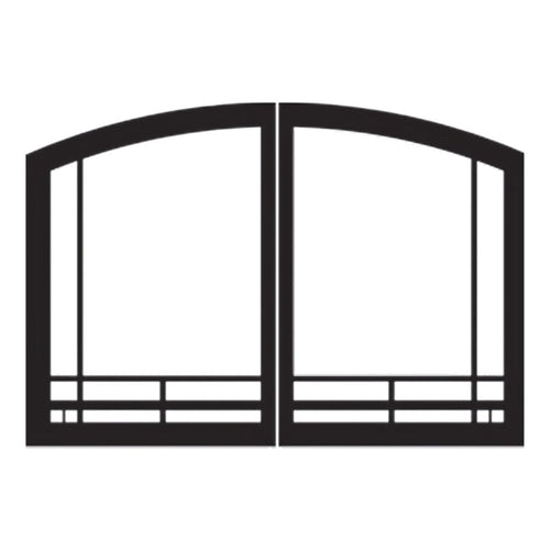 Empire Door Sets for Breckenridge Deluxe Vent Free Fireboxes - VFR32SMBL