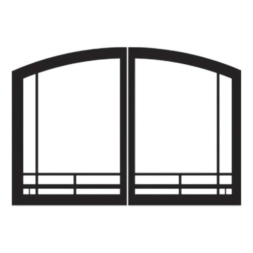 Empire Door Sets for Breckenridge Deluxe Vent Free Fireboxes - VFR32SMBL, VFY32SBL