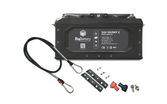 Big Battery 24V HUSKY 2 – LiFePO4 – 200Ah – 5.12kWh - FHSKY-24051-G2