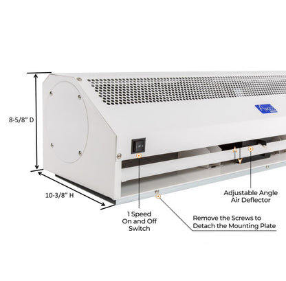 AWOCO Super Power Air Curtain ETL 120V Unheated w/Magnetic Switch by Awoco - FM1509-ETL
