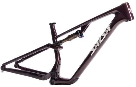 NEW Salsa Spearfish C Deluxe Frame - 29" Carbon, Black/Deep Orchid Carbon - 210000074702