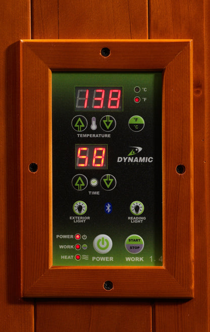 Golden Designs  1-2 Person Low EMF FAR IR Sauna - DYN-6103-01
