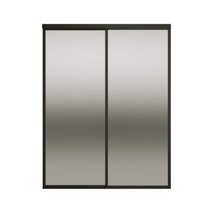 Doors22 108x80 Glass Sliding Closet Door Frosted 3 panels - CLB108x80frosted