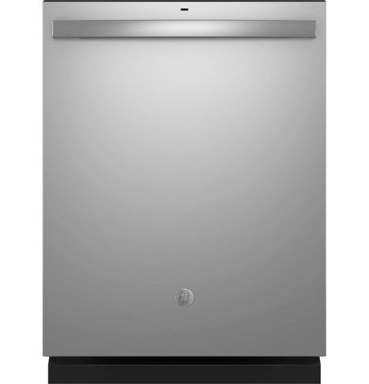 GE Appliances Top Control with Plastic Interior Dishwasher with Sanitize Cycle & Dry Boost Fingerprint Resistant Stainless - GDT550PYRFS