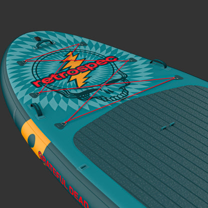 Retrospec Grateful Dead Weekender Crew XL Multi-Person Inflatable Stand Up Paddle Board 15’ - 6515