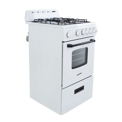 Avanti  20" Compact Gas Range Oven White - GR2011CW