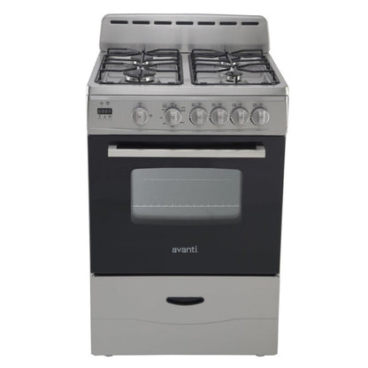 Avanti   24" Compact Gas Range Oven White - GR2414CW