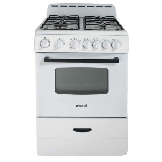 Avanti 24" Compact Gas Range Oven Stainless Steel - GR2416CSS