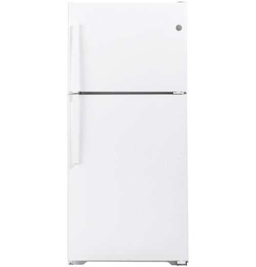 GE Appliances 19.2 Cu. Ft. Garage Ready Top-Freezer Refrigerator White - GTS19KGNRWW