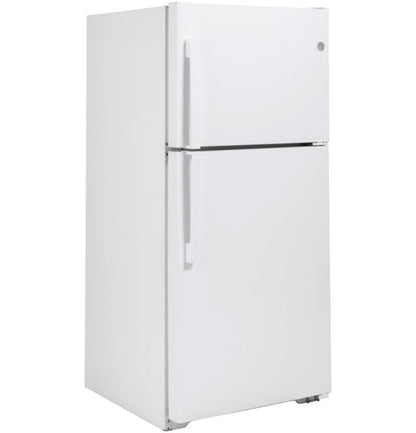 GE Appliances 19.2 Cu. Ft. Garage Ready Top-Freezer Refrigerator White - GTS19KGNRWW