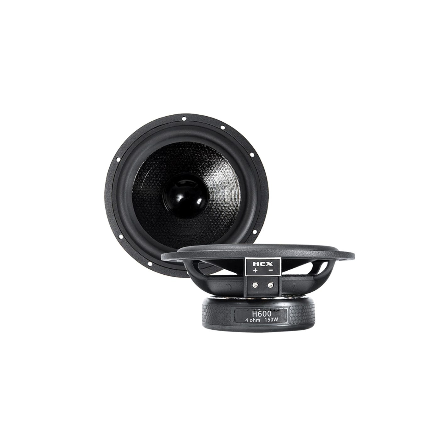 Diamond Audio 6.3” HEX Series 2-Way Component Set w/Silk Dome Tweeter - H600S