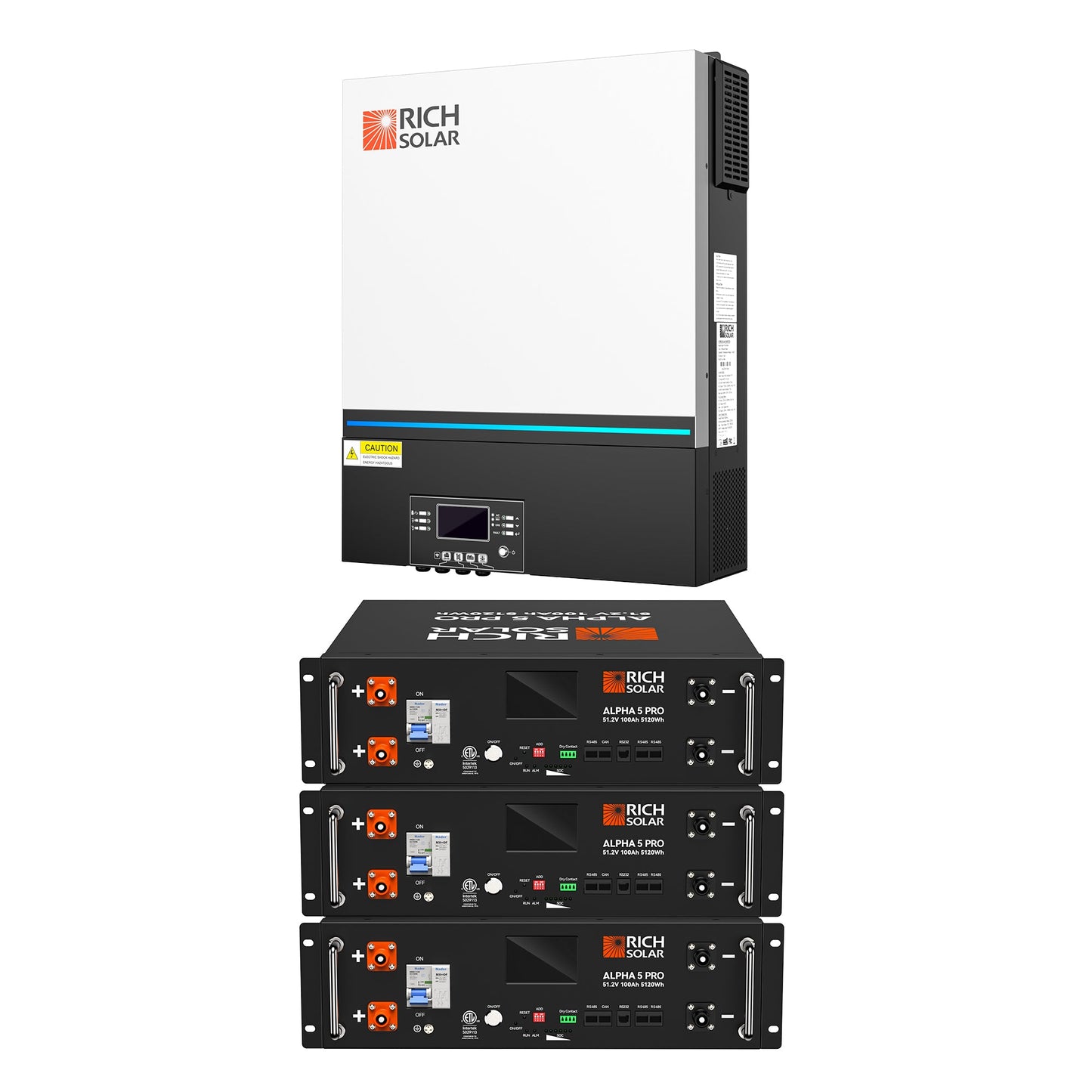 Rich Solar 6548 | 6500 Watt (6.5kW) 48 Volt Off-Grid Hybrid Solar Inverter | Premium 6500W 48V Hybrid Inverter for Campers, Cabins, Tiny Homes, ADUs, RVs, Off-Grid  - RS-H6548